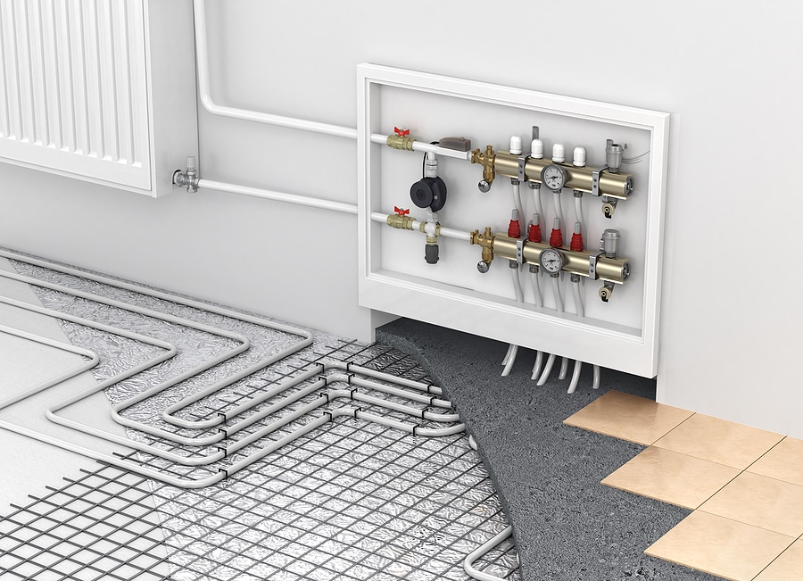 Underfloor Heating, Heated Floors, Radiant Floor Heating Installation Schuler Service Allentown, Pennsylvania