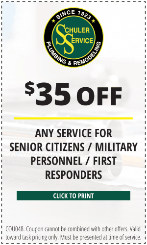 $35 off any service for senior citizens / military personnel / first responders. Click to print. COU048. Coupon cannot be combined with other offers. Valid toward task pricing only. Must be presented at time of service.