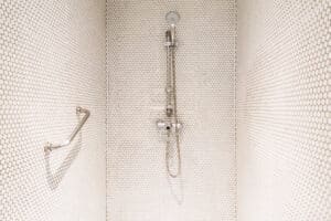 Showers with handles and grab bars are safer for senior citizens who are aging in place at their homes!