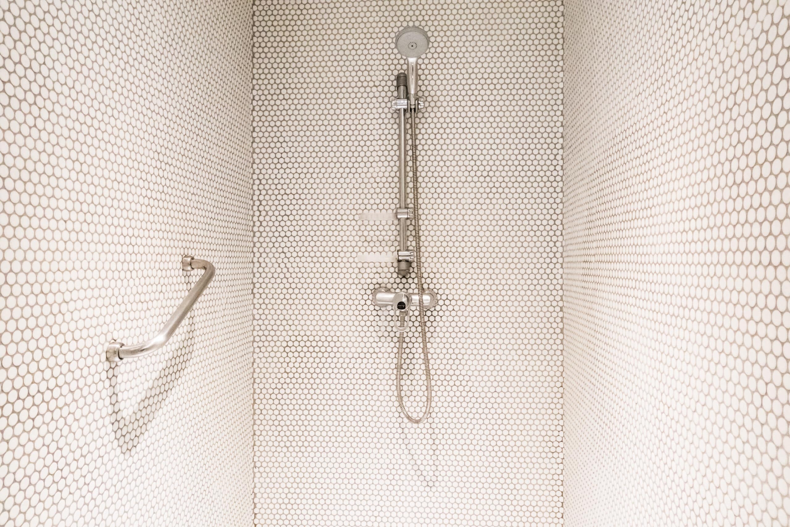 Showers with handles and grab bars are safer for senior citizens who are aging in place at their homes!