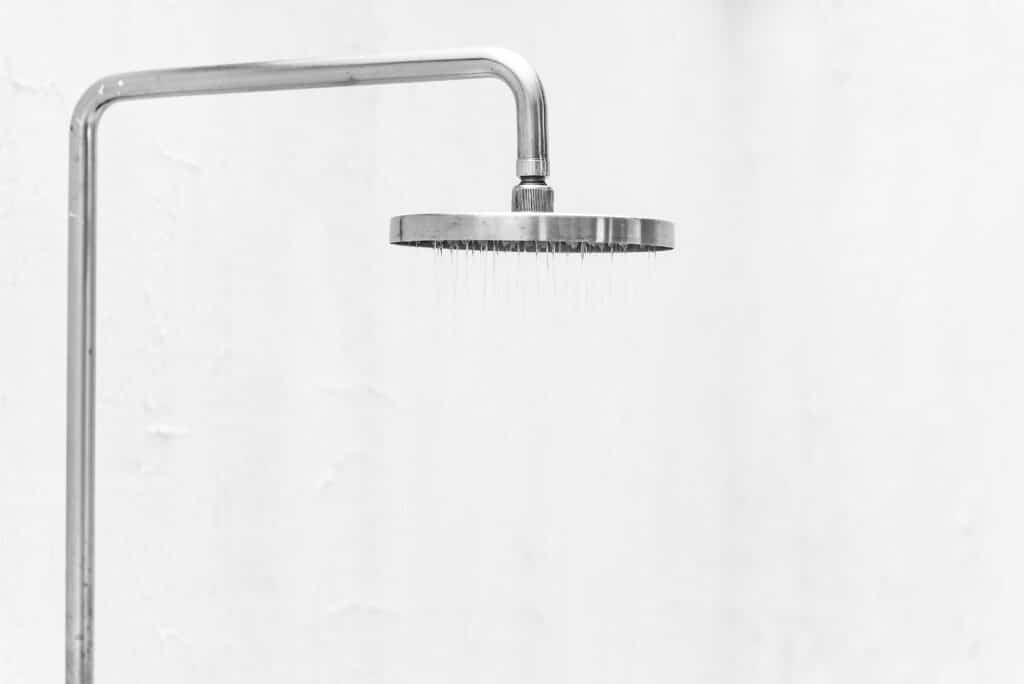 Use details like large showerheads to upgrade your bathroom.